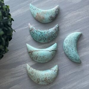 Turquoise Crescent Moon